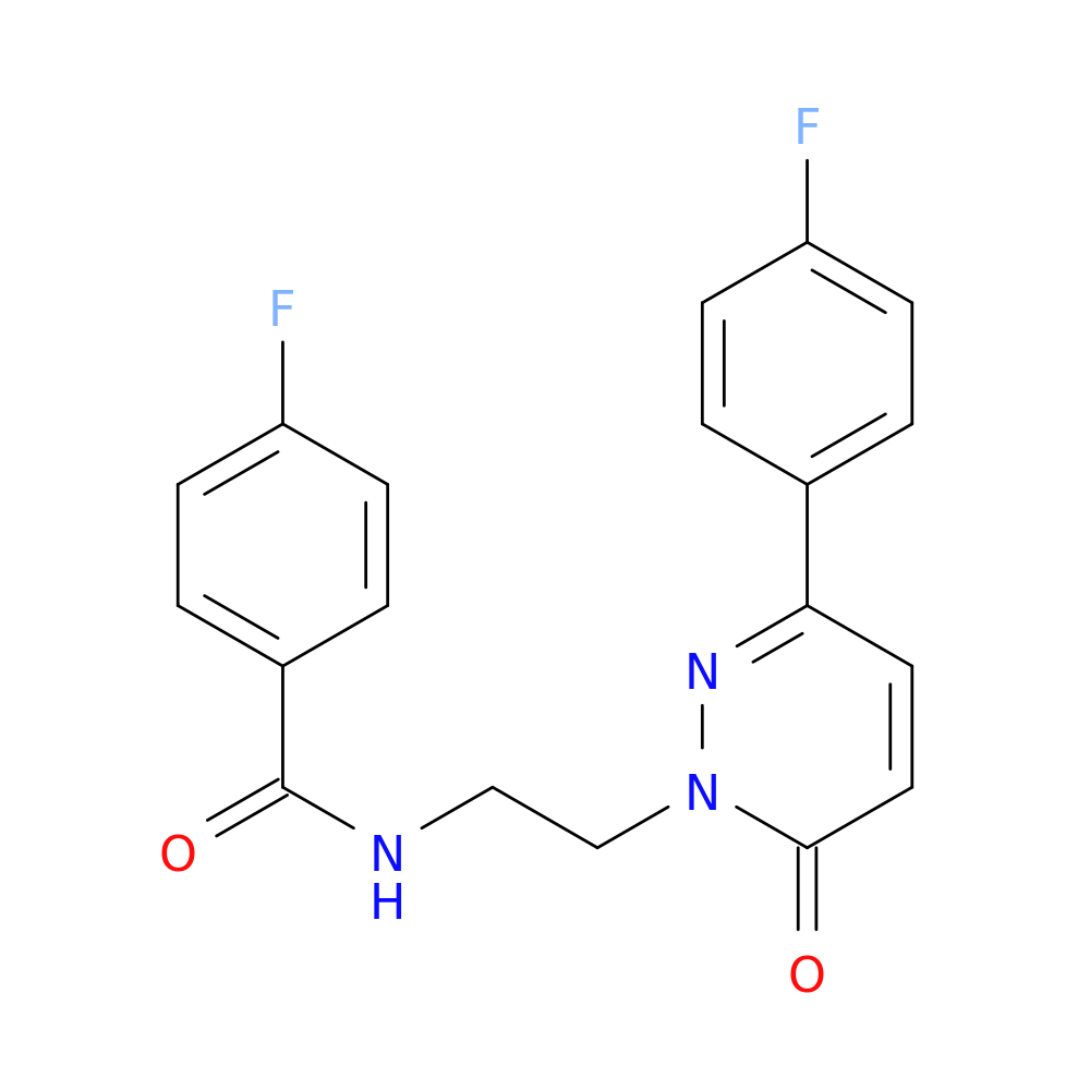 4-fluoro-N-{2-[3-(4-fluorophenyl)-6-oxo-1,6-dihydropyridazin-1-yl]ethyl}benzamide