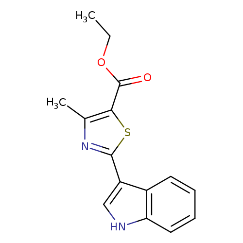 Ethyl 2-(1H-indol-3-yl)-4-methylthiazole-5-carboxylate