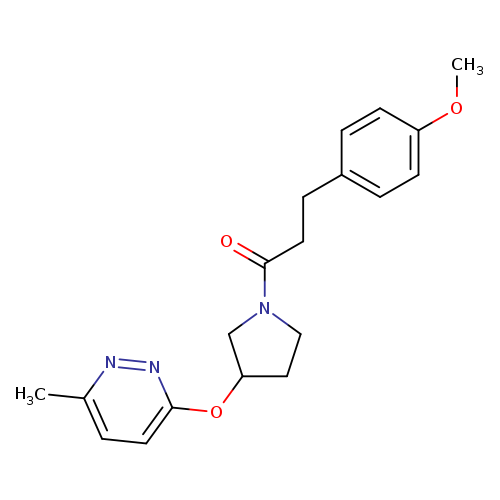 3-(4-methoxyphenyl)-1-{3-[(6-methylpyridazin-3-yl)oxy]pyrrolidin-1-yl}propan-1-one