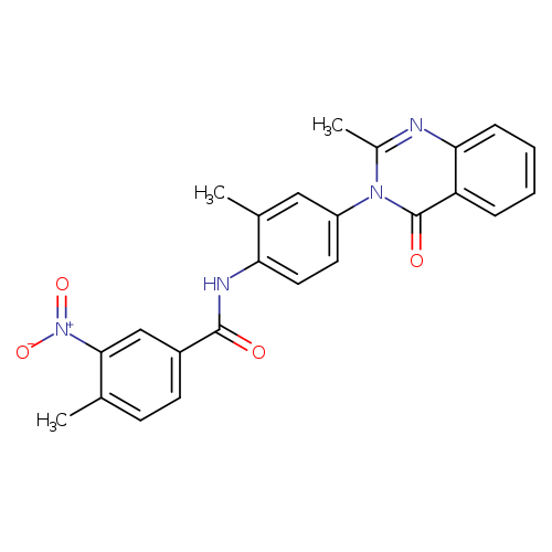4-methyl-N-[2-methyl-4-(2-methyl-4-oxo-3,4-dihydroquinazolin-3-yl)phenyl]-3-nitrobenzamide
