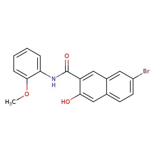 2-Naphthalenecarboxamide, 7-bromo-3-hydroxy-N-(2-methoxyphenyl)-