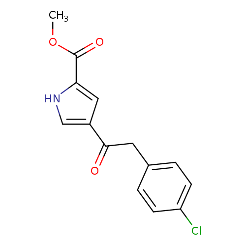 Methyl 4-(2-(4-chlorophenyl)acetyl)-1H-pyrrole-2-carboxylate