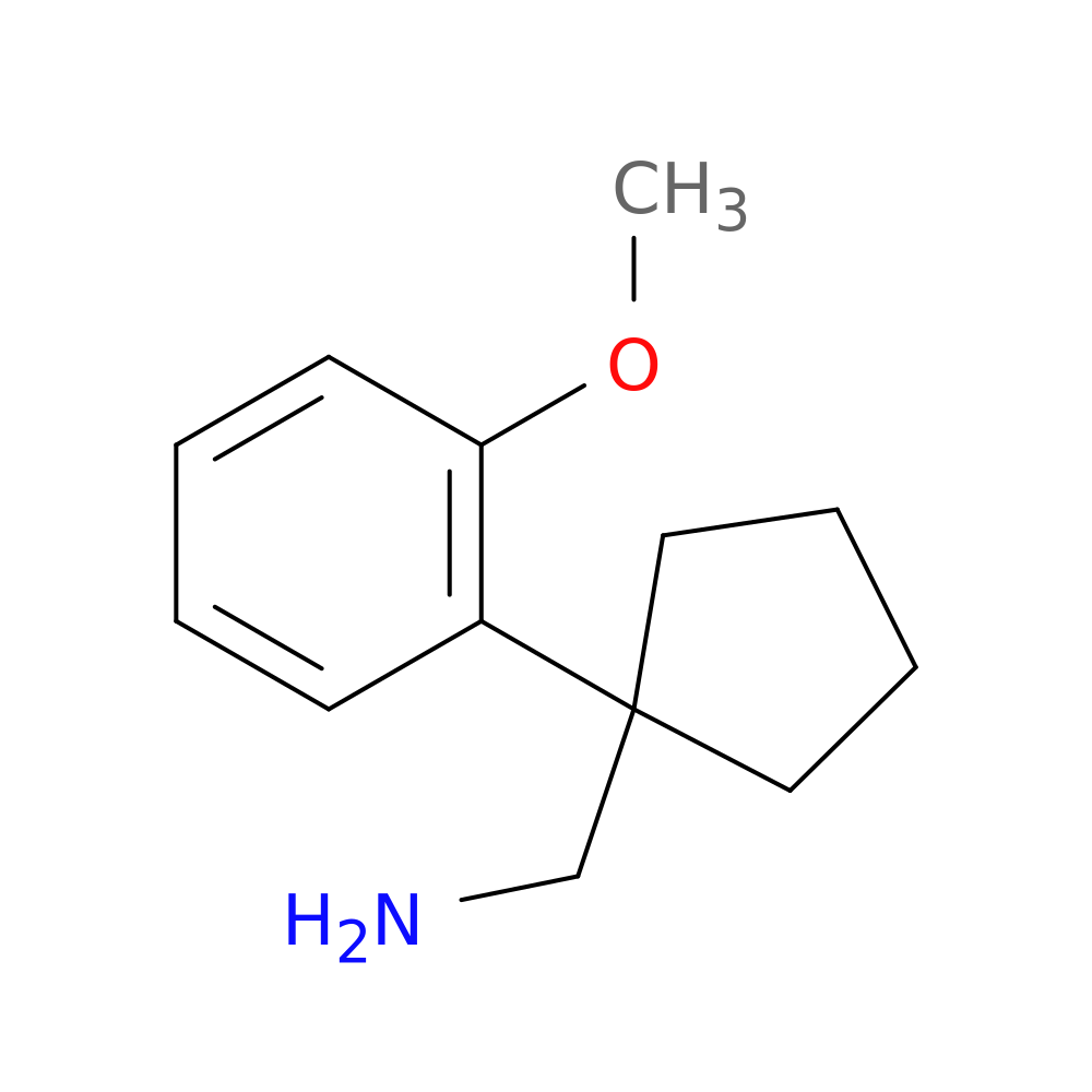 (1-(2-Methoxyphenyl)cyclopentyl)methanamine