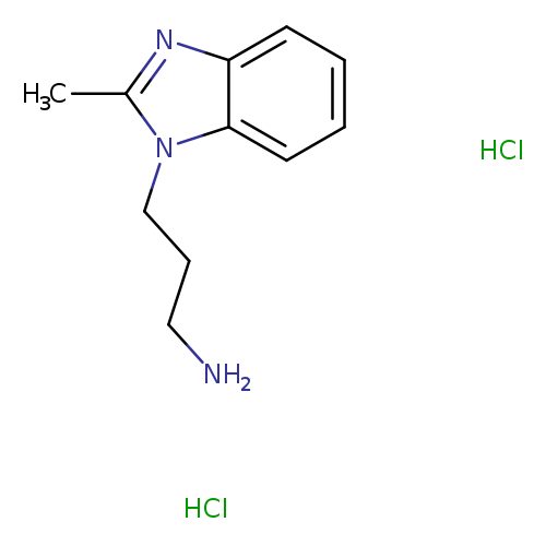 3-(2-methyl-1H-1,3-benzodiazol-1-yl)propan-1-aminedihydrochloride