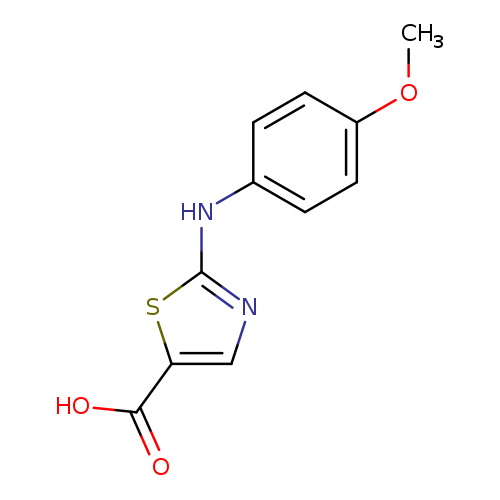 2-((4-Methoxyphenyl)amino)thiazole-5-carboxylic acid