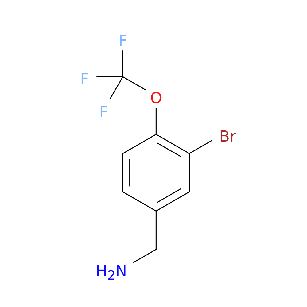[3-Bromo-4-(trifluoromethoxy)phenyl]methanamine