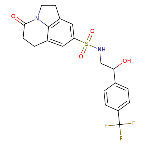 N-{2-hydroxy-2-[4-(trifluoromethyl)phenyl]ethyl}-11-oxo-1-azatricyclo[6.3.1.0^{4,12}]dodeca-4(12),5,7-triene-6-sulfonamide