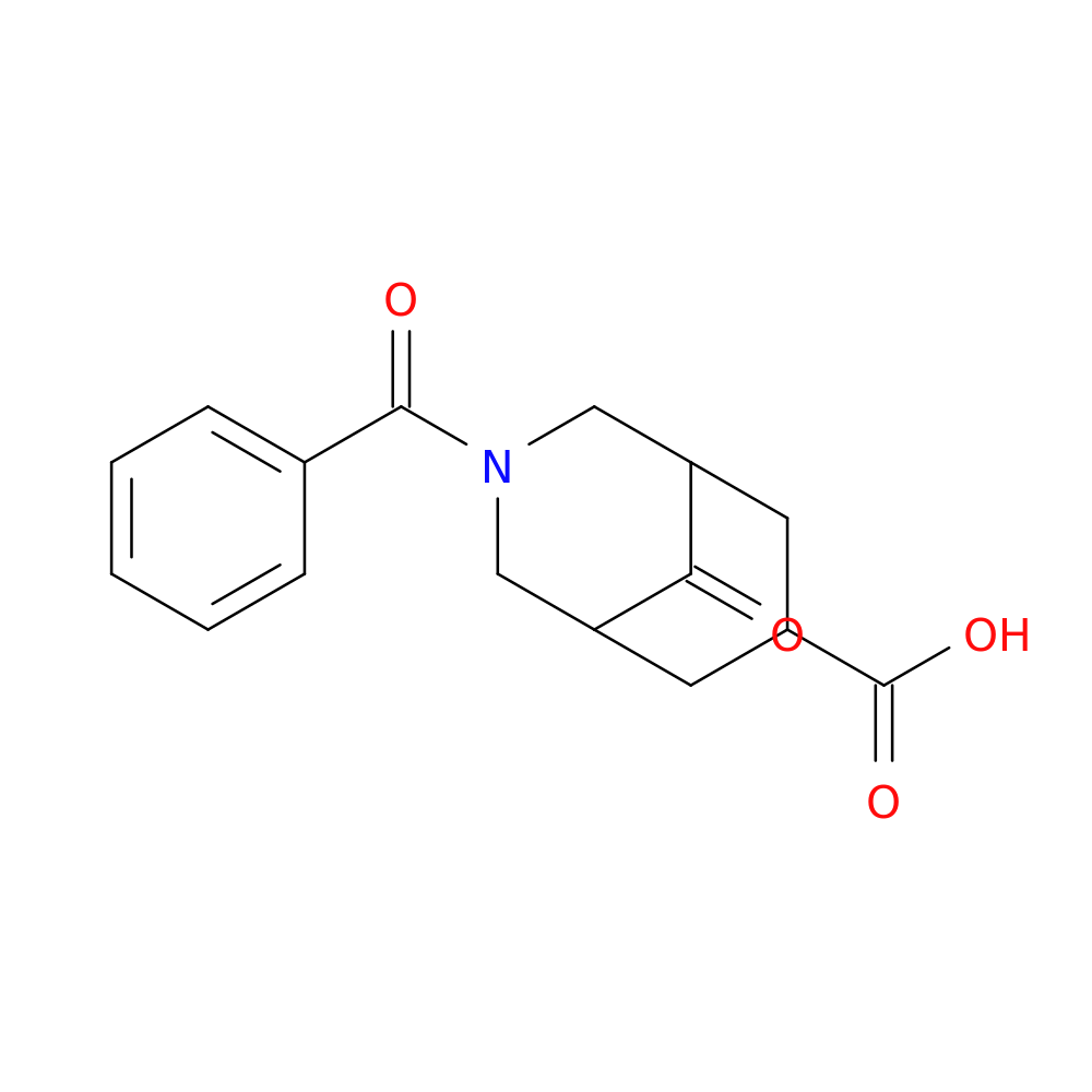 3-Benzoyl-9-oxo-3-azabicyclo[3.3.1]nonane-7-carboxylic acid