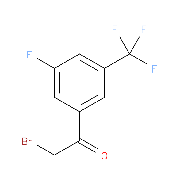 3-FLUORO-5-(TRIFLUOROMETHYL)PHENACYL BROMIDE