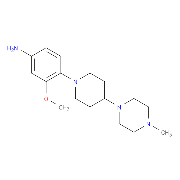 3-Methoxy-4-(4-(4-methylpiperazin-1-yl)piperidin-1-yl)aniline