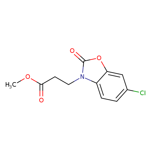 Methyl 3-(6-chloro-2-oxo-1,3-benzoxazol-3-yl)propanoate