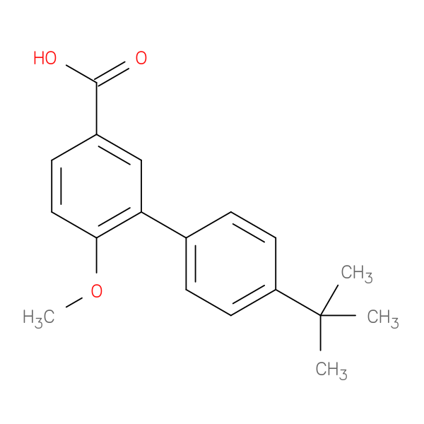 4'-tert-butyl-6-methoxy-[1,1'-biphenyl]-3-carboxylic acid