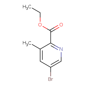 2-Pyridinecarboxylic acid, 5-bromo-3-methyl-, ethyl ester