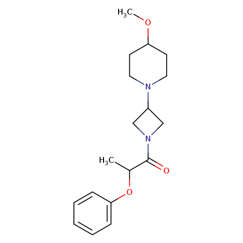 1-[3-(4-methoxypiperidin-1-yl)azetidin-1-yl]-2-phenoxypropan-1-one