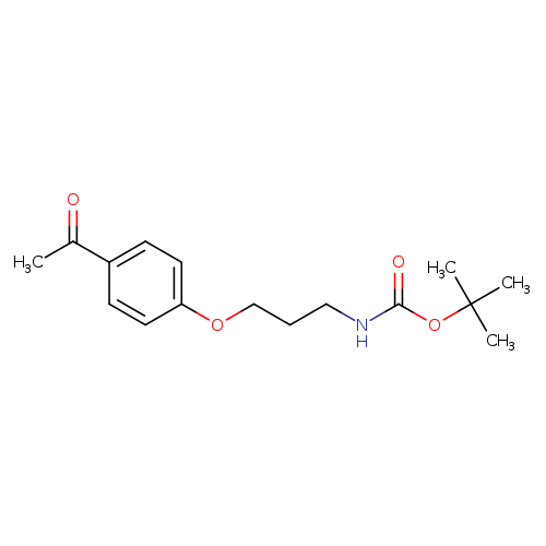 tert-butyl N-[3-(4-acetylphenoxy)propyl]carbamate