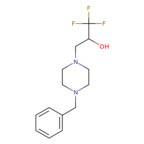 3-(4-benzyl-1-piperazinyl)-1,1,1-trifluoro-2-propanol