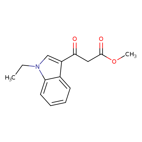 Methyl 3-(1-ethyl-1h-indol-3-yl)-3-oxopropanoate