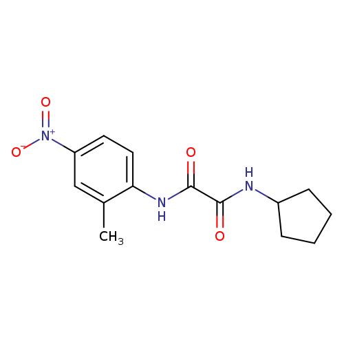 N-cyclopentyl-N'-(2-methyl-4-nitrophenyl)ethanediamide