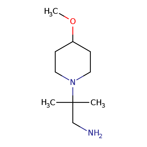 2-(4-methoxypiperidin-1-yl)-2-methylpropan-1-amine