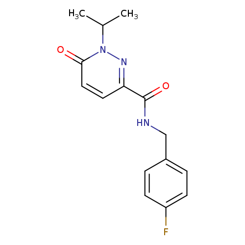 N-[(4-fluorophenyl)methyl]-6-oxo-1-(propan-2-yl)-1,6-dihydropyridazine-3-carboxamide