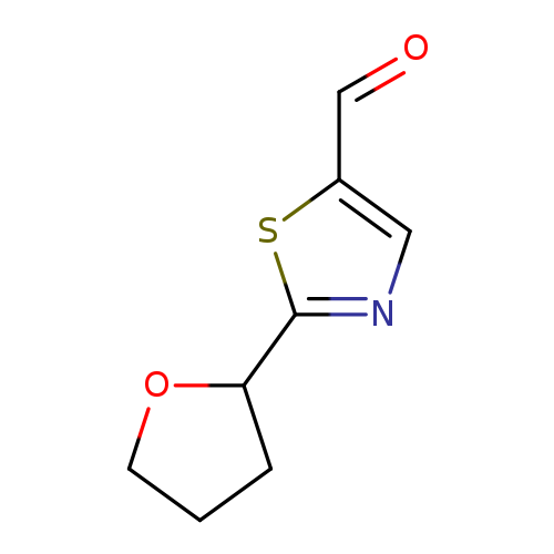 2-(oxolan-2-yl)-1,3-thiazole-5-carbaldehyde