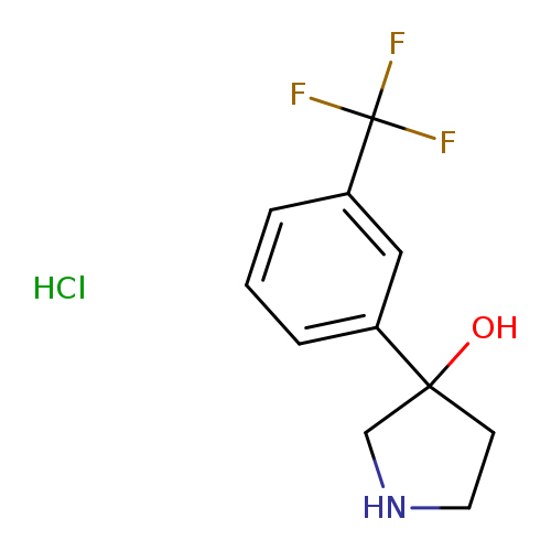 3-(3-(trifluoromethyl)phenyl)pyrrolidin-3-ol hydrochloride