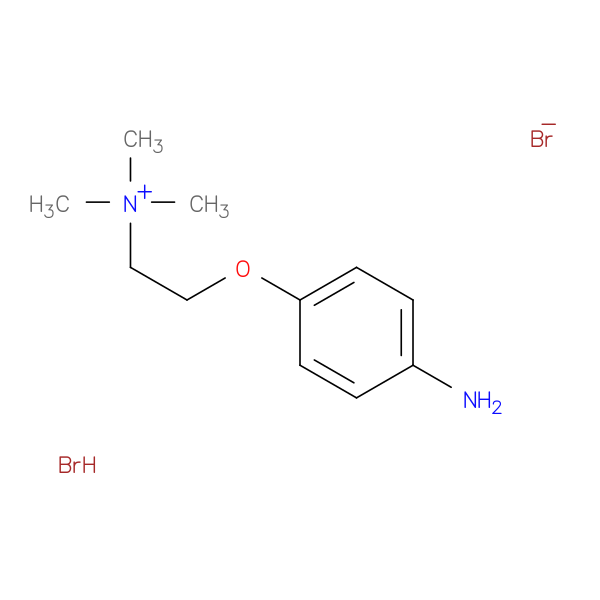 2-(4-Aminophenoxy)-N,N,N-trimethylethanaminium bromide hydrobromide