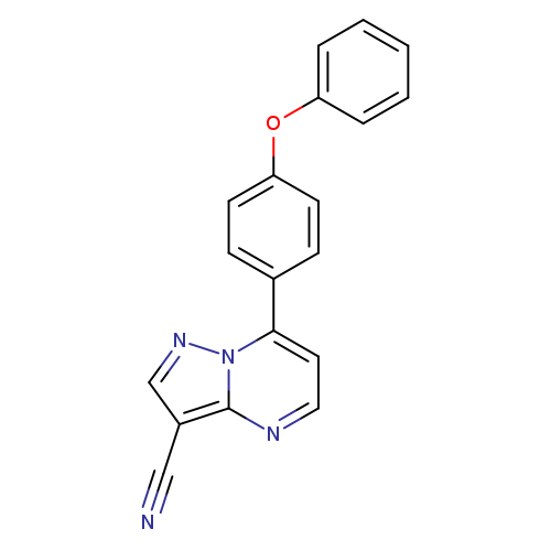 7-(4-phenoxyphenyl)pyrazolo[1,5-a]pyrimidine-3-carbonitrile
