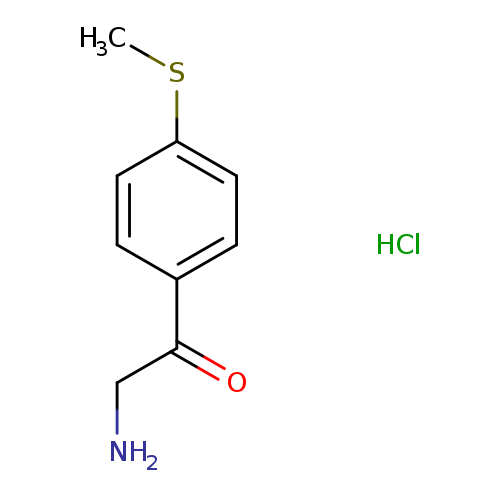 2-amino-1-(4-(methylthio)phenyl)ethan-1-one hydrochloride