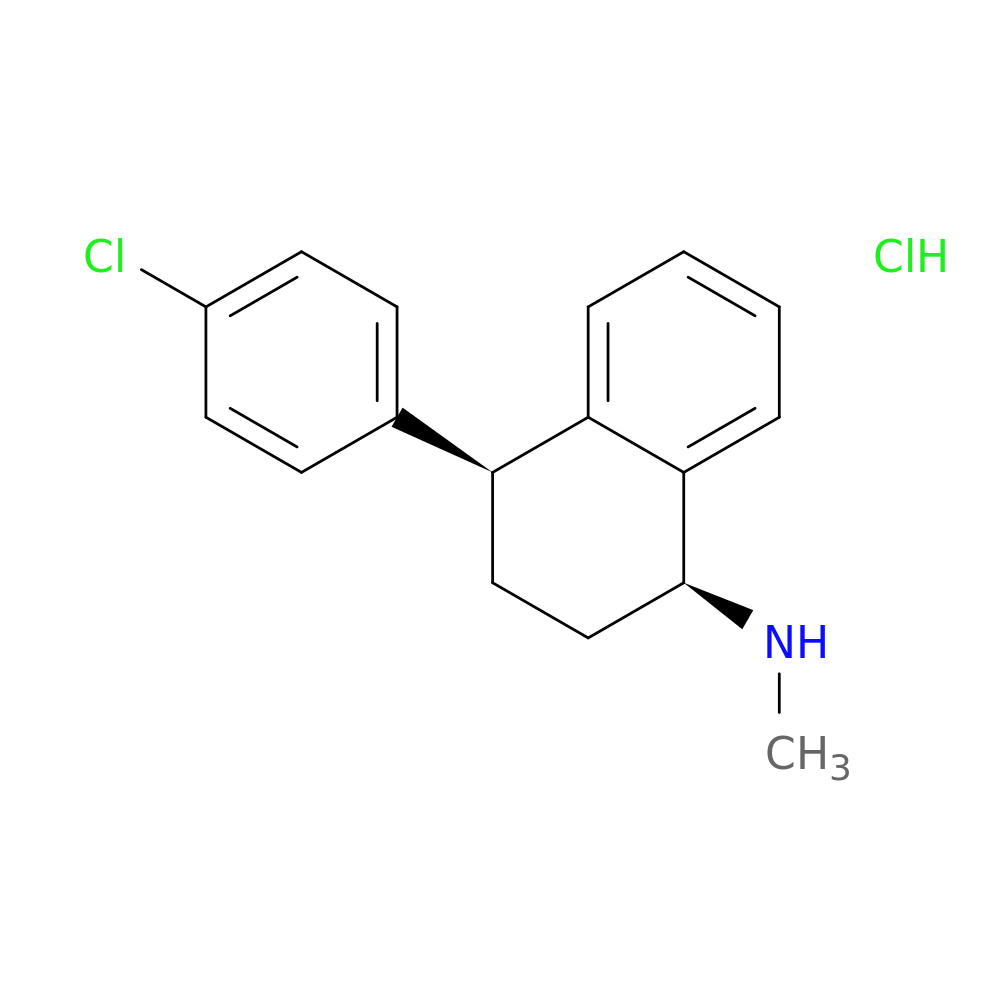 rac-cis-3-Dechloro Sertraline Hydrochloride
