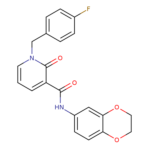 N-(2,3-dihydro-1,4-benzodioxin-6-yl)-1-[(4-fluorophenyl)methyl]-2-oxo-1,2-dihydropyridine-3-carboxamide