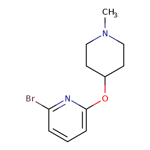 Pyridine, 2-​bromo-​6-​[(1-​methyl-​4-​piperidinyl)​oxy]​-