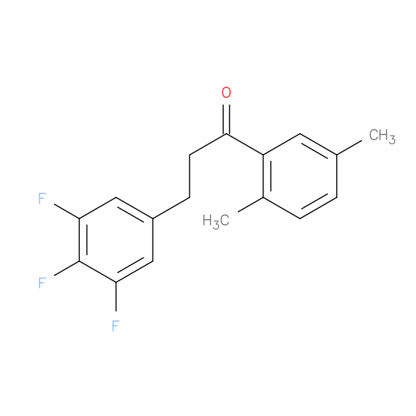 2',5'-Dimethyl-3-(3,4,5-trifluorophenyl)propiophenone
