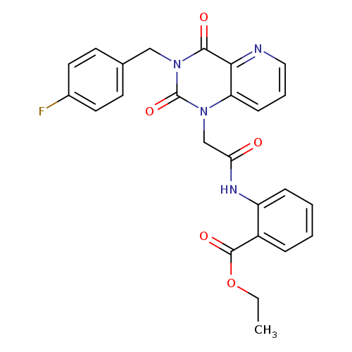 ethyl 2-(2-{3-[(4-fluorophenyl)methyl]-2,4-dioxo-1H,2H,3H,4H-pyrido[3,2-d]pyrimidin-1-yl}acetamido)benzoate