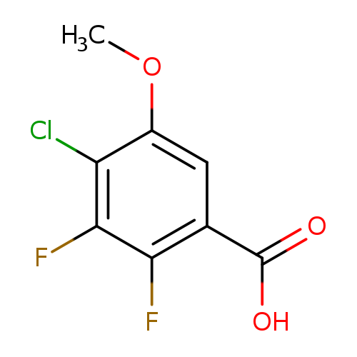 4-Chloro-2,3-difluoro-5-methoxybenzoic acid