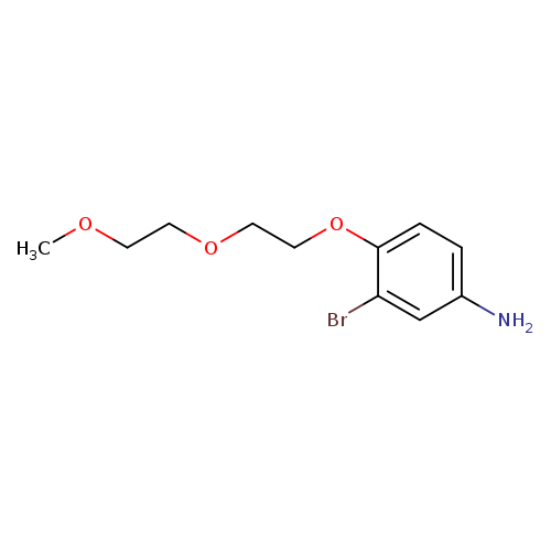 3-bromo-4-(2-(2-methoxyethoxy)ethoxy)aniline