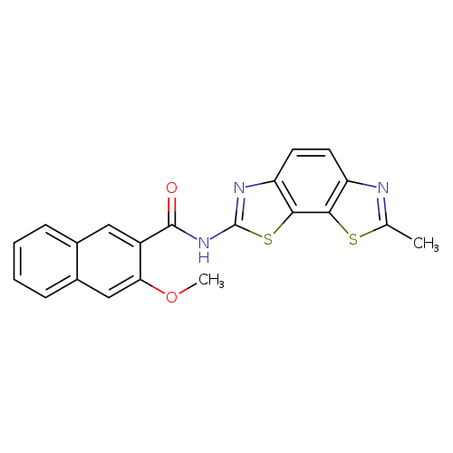 3-methoxy-N-{11-methyl-3,12-dithia-5,10-diazatricyclo[7.3.0.0^{2,6}]dodeca-1(9),2(6),4,7,10-pentaen-4-yl}naphthalene-2-carboxamide