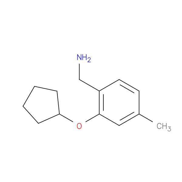 [2-(cyclopentyloxy)-4-methylphenyl]methanamine