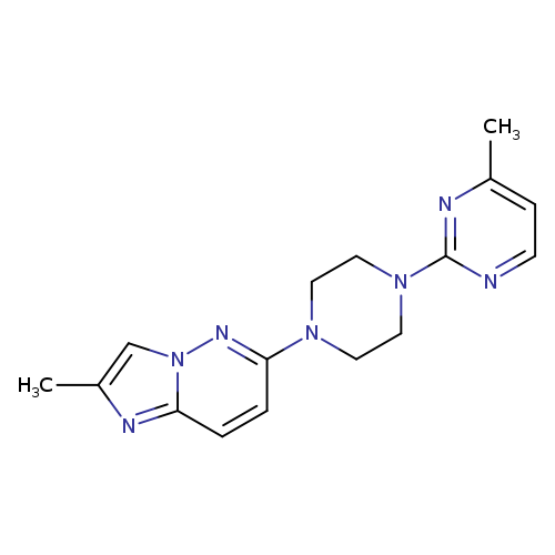 4-methyl-2-(4-{2-methylimidazo[1,2-b]pyridazin-6-yl}piperazin-1-yl)pyrimidine