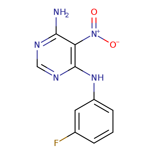 N-(3-Fluoro-phenyl)-5-nitro-pyrimidine-4,6-diamine