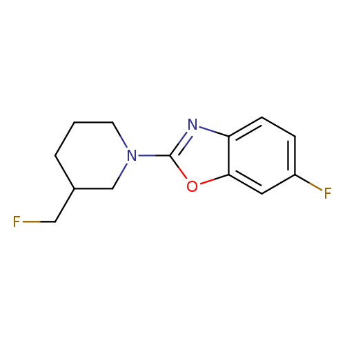 6-fluoro-2-[3-(fluoromethyl)piperidin-1-yl]-1,3-benzoxazole