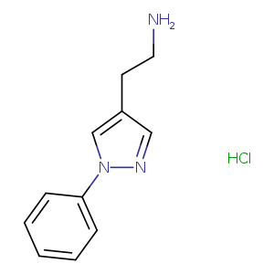 [2-(1-phenyl-1H-pyrazol-4-yl)ethyl]amine hydrochloride