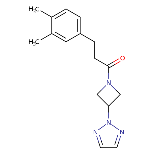 3-(3,4-dimethylphenyl)-1-[3-(2H-1,2,3-triazol-2-yl)azetidin-1-yl]propan-1-one
