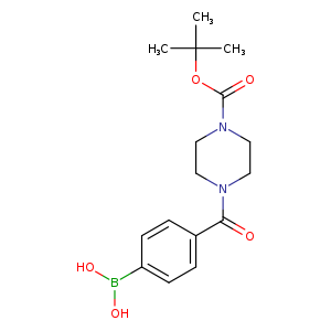 1-Piperazinecarboxylic acid, 4-(4-boronobenzoyl)-, 1-(1,1-dimethylethyl) ester