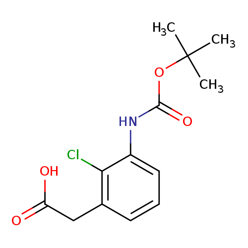2-(3-{[(tert-butoxy)carbonyl]amino}-2-chlorophenyl)acetic acid