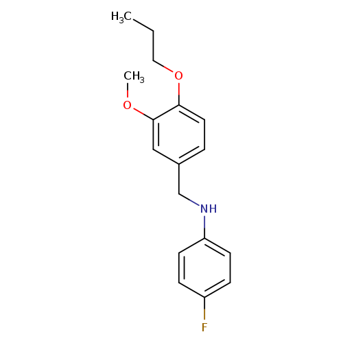 N-(4-fluorophenyl)-N-(3-methoxy-4-propoxybenzyl)amine
