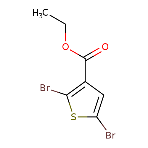 3-Thiophenecarboxylic acid, 2,5-dibromo-, ethyl ester