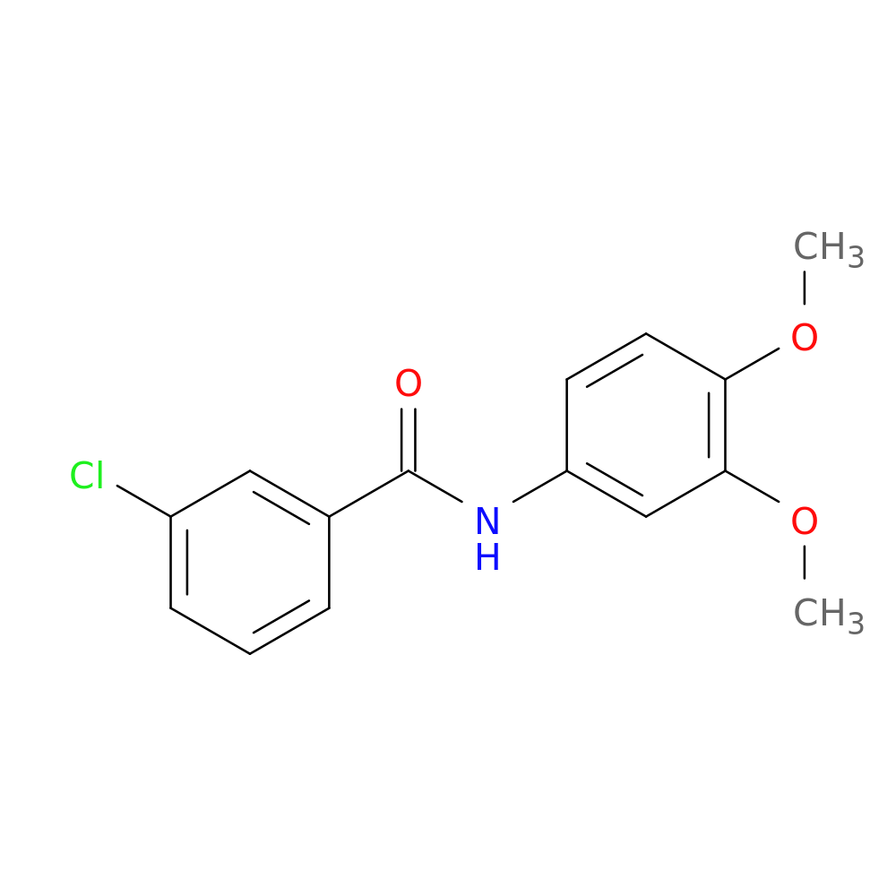 3-chloro-N-(3,4-dimethoxyphenyl)benzamide