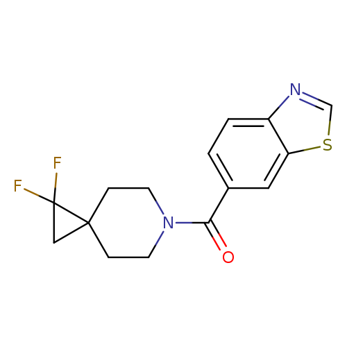 6-{1,1-difluoro-6-azaspiro[2.5]octane-6-carbonyl}-1,3-benzothiazole