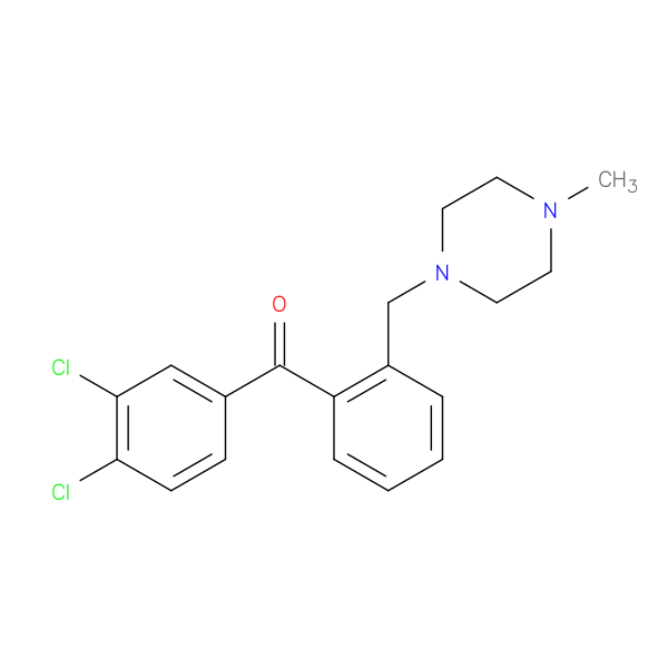 3,4-DICHLORO-2'-(4-METHYLPIPERAZINOMETHYL) BENZOPHENONE